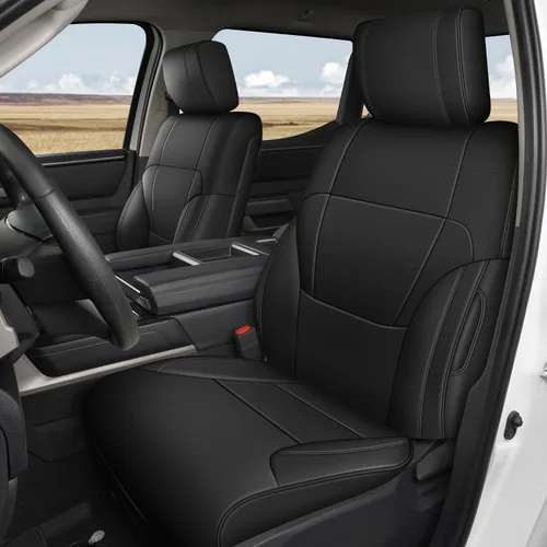 Miniatura 42 de AOMSAZTO Funda de asiento de coche para Mazda 3 2019 2020 2021 2022 2023 2024 2025 2026 – Juego completo de fundas de asiento de piel sintética