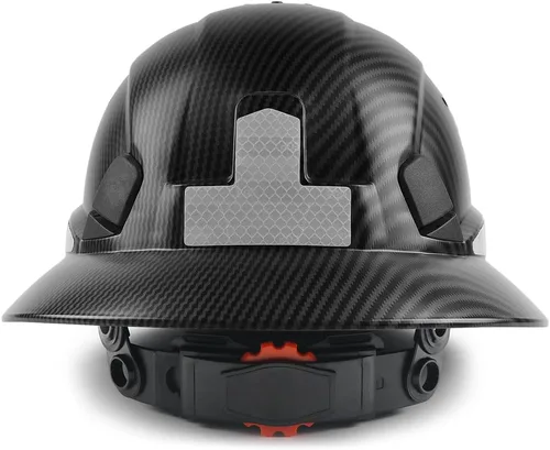 Miniatura 5 de GREEN DEVIL Casco de seguridad de construcción ventilado de ala completa, casco de seguridad aprobado por la OSHA Cascos De Construccion ABS