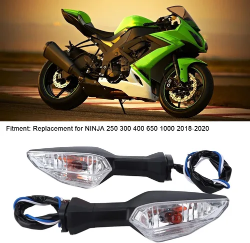 Miniatura 2 de Lámpara de giro para motocicleta, 12 V, indicador de giro de motocicleta, luz amarilla de repuesto para 250 300 400 650 1000 2018?2020 12V