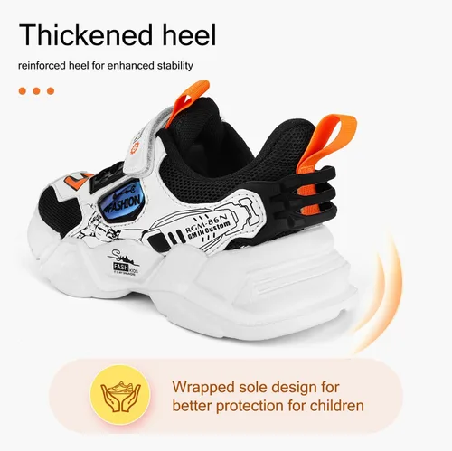 Miniatura 6 de Zapatos deportivos para niños y niños, zapatos casuales de malla, tendencia transpirable, moda para niños, zapatos de baloncesto deportivos
