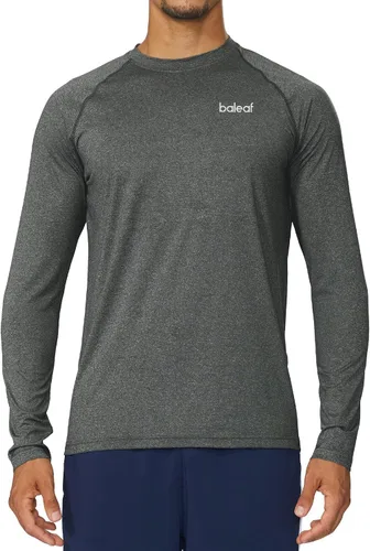 Miniatura 2 de Camisas Baleaf de manga larga para correr, para entrenamiento de atletismo, para hombre