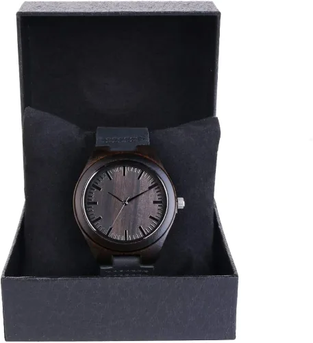 Miniatura 7 de Reloj de madera grabado casual, hecho a mano, reloj de madera para diferentes miembros de la familia, papá, mamá, hijo, hija, esposo, esposa