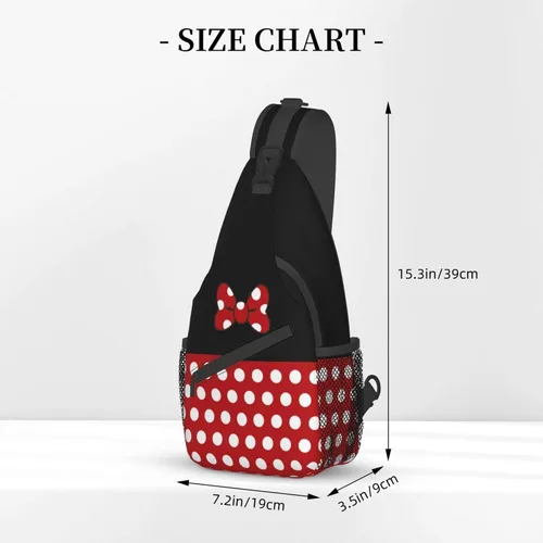 Miniatura 3 de Red Spider Pecho Sling Bag Casual Para Mujeres y Hombres Crossbody Sling Mochila Bandolera Bolsa De Hombro Para Viajes Senderismo Gimnasio