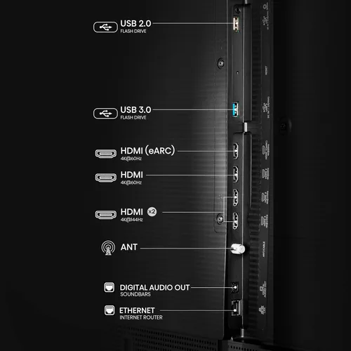 Miniatura 16 de Hisense Serie S7N CanvasTV QLED 4K de 85 pulgadas, Dolby Vision HDR Google Smart TV (85S7N, modelo 2025) - 144Hz, modo artístico, panel