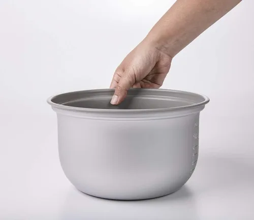 Miniatura 6 de Zojirushi CD-WCC30 Micom - Caldera de agua y calentador, olla arrocera y calentador NS-RPC10HM, 5.5 tazas (sin cocinar), gris metálico