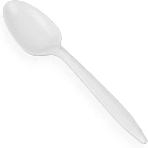 Miniatura 2 de Pantry Value [1000 unidades] Cucharas de plástico blancas ligeras, cubiertos desechables para fiestas, eventos y cenas (paquete anteriormente cómodo)