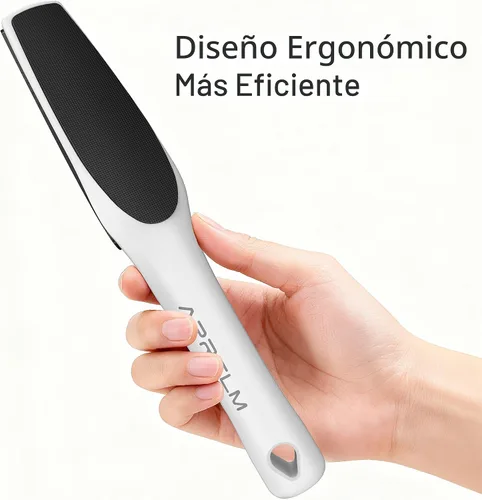 Miniatura 5 de APRELM Lima de pie de nano vidrio de 3 caras, 3 en 1, removedor de callos de pies gruesos/medianos/finos, removedor profesional de callos para pies