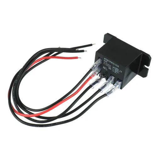 Miniatura 5 de NT90-DC12V-10X Relé de potencia DC 12V Bobina 12 VDC 30A 40A SPDT(1NO 1NC) con montaje de brida y 10 terminales de conexión rápida con cables Relé