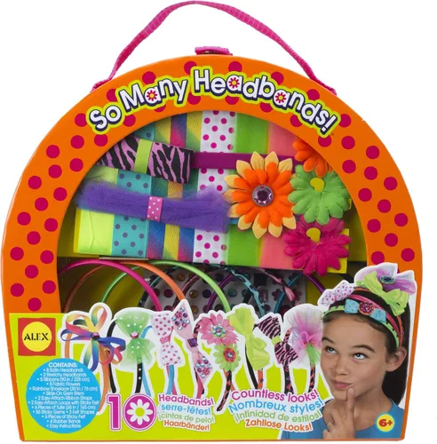 Miniatura 4 de ALEX, So Many Headbands!, Juguetes de bricolage para usar, 10 diademas