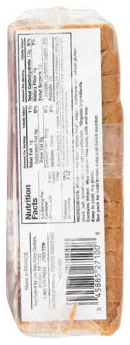 Miniatura 2 de Les Trois Petits Cochons - Mini tostadas orgánicas de trigo integral (2.8 onzas), paquete de 3