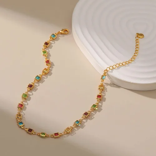 Miniatura 3 de Yumikoo Tobilleras chapadas en oro de 18 quilates para mujer