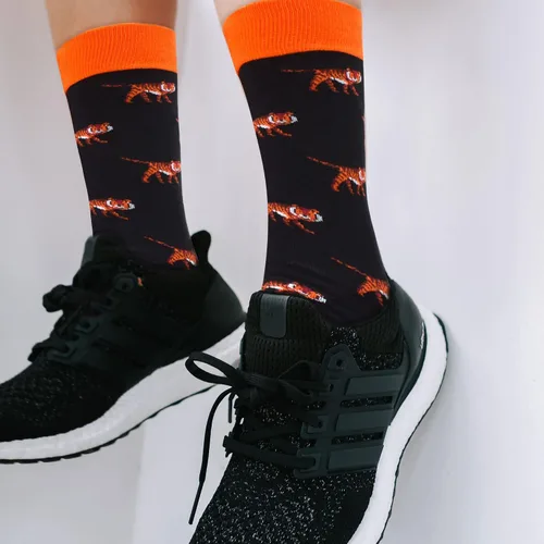 Miniatura 4 de Makabo- Calcetines de vestir coloridos, divertidos y casuales para hombre.