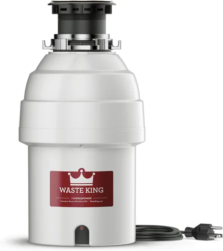 Miniatura 5 de Waste King L-2600TC Activación controlada 1/2 HP Eliminación de basura con rejilla controlada más segura, cable de alimentación incluido