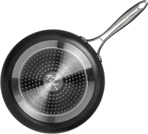 Miniatura 5 de Sartén Radical de 12": sartén antiadherente para freír y saltear sartén, con mango de acero inoxidable, para gas, inducción, estufas eléctricas