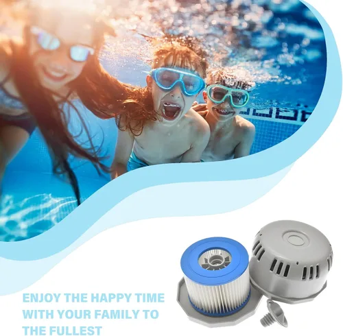 Miniatura 5 de Aplicable a P6653 y P05343 Piezas de Repuesto Tipo VI Juego de Soporte de Filtro para Jacuzzi Coleman Saluspa, Incluye 2 Cartuchos de Filtro