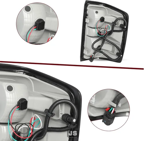 Miniatura 3 de JSBOYAT Conjunto de faros delanteros y luces traseras 2014 2015 Chevy Silverado 1500 Camioneta Pickup [Estilo de fábrica OE] lado del pasajero