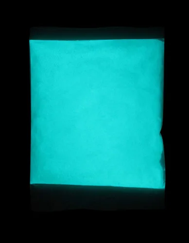 Miniatura 2 de Polvo de pigmento fluorescente de aluminio de estroncio invisible neutro que brilla en la oscuridad, luz negra UV libre de polvo