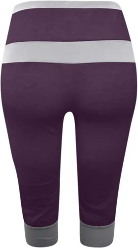 Miniatura 164 de Pantalones capri para mujer, estilo casual, de verano, elásticos, de cintura alta, pantalones de yoga, ajuste atlético, pantalones deportivos