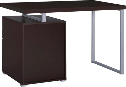 Miniatura 8 de Coaster Home Furnishings Brennan - Escritorio moderno y contemporáneo de 3 cajones con cajones para computadora, mesa de estudio, archivador
