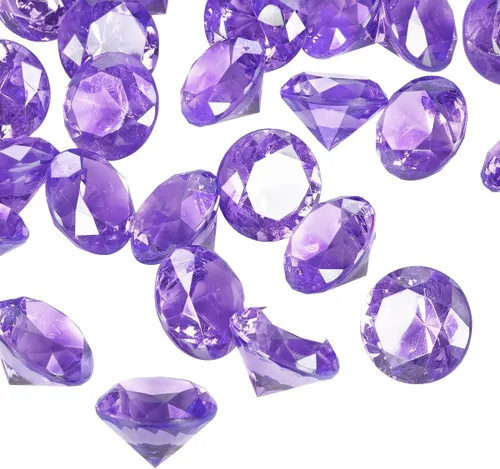 Miniatura 17 de Babenest - Relleno de jarrón de gemas falsas de diamantes acrílicos, 240 piezas de diamantes de imitación de 3/4 pulgadas, joyas de cristal
