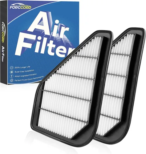 Miniatura 45 de Paquete de 2 filtros de aire de motor para Elantra (2011-2016), Forte (2014-2018), repuesto de filtro de aire 28113-3X000, 28113-4V100 accesorios