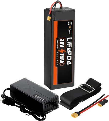 Miniatura 12 de Paquete de baterías de litio B de 36V 12AH LiFePO4 incorporado 30A BMS para motor de 36V 0-540W