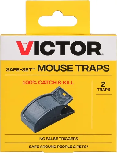 Miniatura 11 de Victor M070B Trampa para Ratones de Configuración Fácil y Segura Power Kill Eliminación Rápida y Limpia de Roedores - 2 Trampas para Ratones
