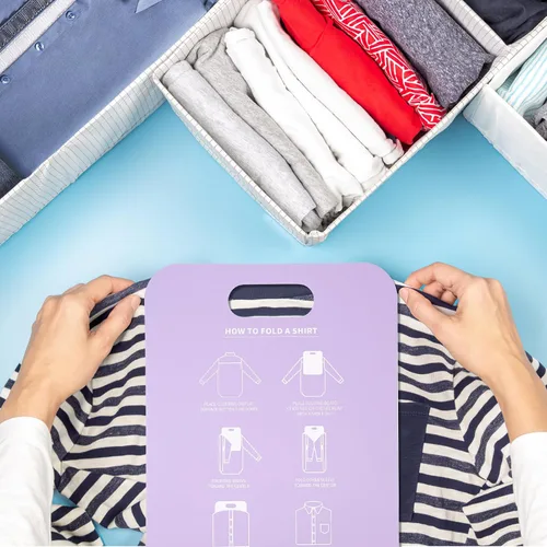 Miniatura 6 de Tabla plegable para camisas, carpetas de lavandería, tablas plegables para adultos y niños