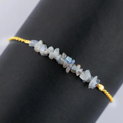 Miniatura 3 de Gemstone Chips Bracelet Gold