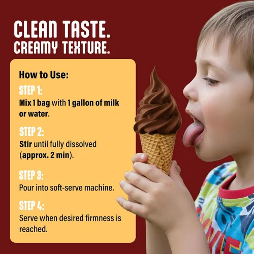 Miniatura 5 de Blentte Mezcla para Helado Suave en Polvo - Polvo Cremoso Natural para Heladera de Postres Congelados, Helado Casero, Gelato o Yogur - Mezcla