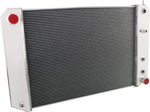 Chevy Kodiak Radiador, GMC Topkick radiador, radiador de aluminio para camioneta Chevy GMC C60 C6500 C70 C7500 C7500 C6000 C7000 C7000 1991-2002, 4