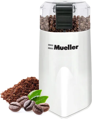 Miniatura 9 de Mueller Living - Molinillo de café eléctrico para especias, nueces, hierbas y granos de café, hoja afilada, acero inoxidable, color negro