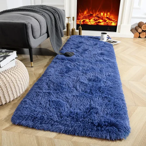Miniatura 51 de Ompaa Alfombra esponjosa, alfombra mullida súper suave para dormitorio, sala de estar, alfombra grande de felpa de 6 x 9 pies, alfombra de pelo