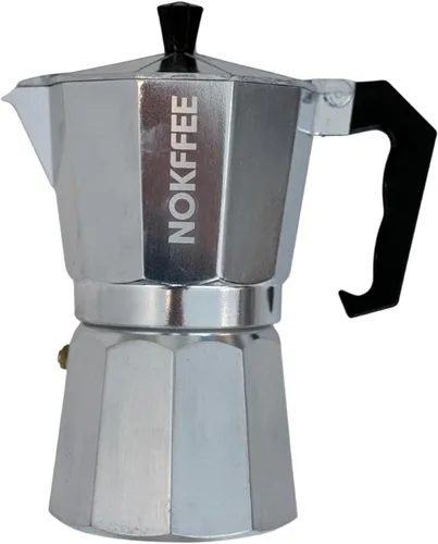 Miniatura 10 de Cafetera de café expreso, cafetera cubana para estufa, 6 tazas (negro)