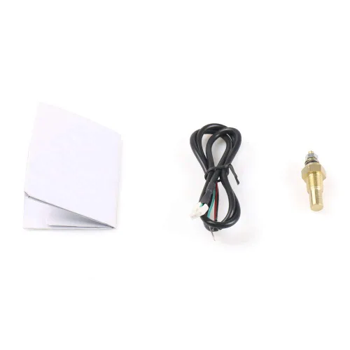 Miniatura 5 de Dynoracing - Medidor digital de temperatura de agua LED azul de 2 pulgadas, 2.047 in, 104.0-302.0 °F con adaptador de sensor de tubería