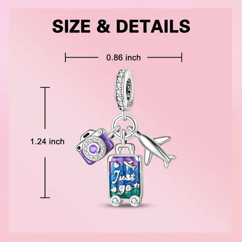 Miniatura 6 de Abalorios de plata de ley 925 con letras de la A ~ Z, para pulseras, collares, Día de San Valentín, Día de la Madre, joyería regalos para mujeres