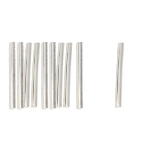 Miniatura 38 de MroMax 100 pasadores cilíndricos de acero inoxidable 304 M1.0.197 x 0.236 in, clavijas de soporte de estante para dispositivos metálicos