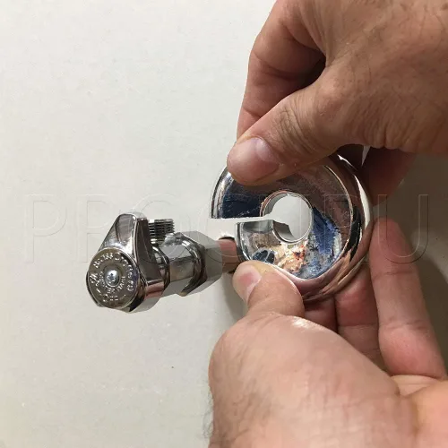 Miniatura 3 de PROCURU Placa de Cubierta Escudo Ligera de Plástico Dividido CTS de 3/4 Pulgadas (7/8" DE) E2769, Cromada, para Tubería de Cobre y PEX de 3/4