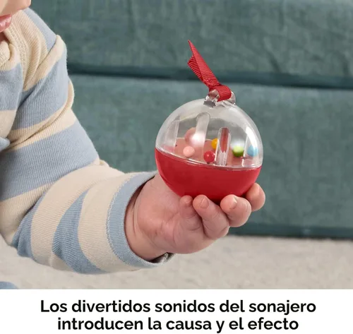 Miniatura 5 de Fisher-Price Baby Toys Mini Me Moments - Juego de pesca con carrete de 4 piezas, actividades sensoriales para el desarrollo del recién nacido a