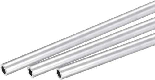 uxcell 6063 Tubo redondo de aluminio 0.118 in OD 0.079 in Diámetro interior 9.843 in Longitud Tubería 3 PC