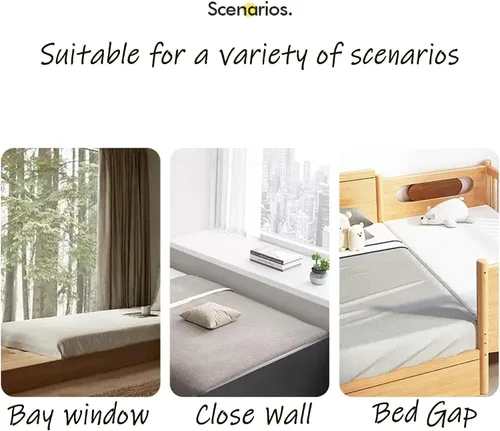 Miniatura 5 de Relleno de espacio de cama de tamaño personalizado, cierra el espacio entre la cabecera y el colchón para cama de puente de cama individual a King