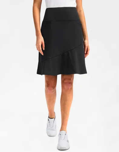 Miniatura 3 de G Gradual Faldas pantalón para mujer con 5 bolsillos de 20 pulgadas de longitud a la rodilla, falda de golf modesta larga, faldas atléticas de tenis