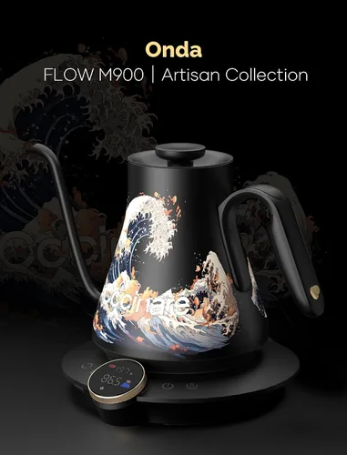 Miniatura 3 de Cocinare Hervidor eléctrico de cuello de cisne, control preciso de temperatura de ±0.5 °F, calentamiento rápido de 1500 W, café y té, acero
