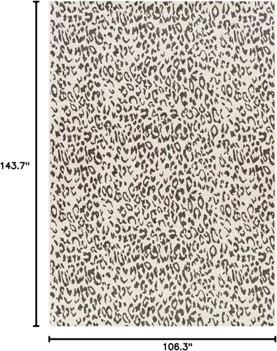 Miniatura 3 de Hauteloom Eris - Alfombra para exteriores, alfombra de patio para porche, exterior, alfombra impermeable, geométrica, marrón, crema, beige, 2 x 2