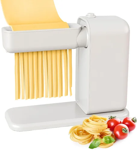 Máquina eléctrica para hacer pasta, máquina para hacer pasta 3 en 1, incluye rodillo de pasta cortador de espaguetis y cortador de fettuccine con