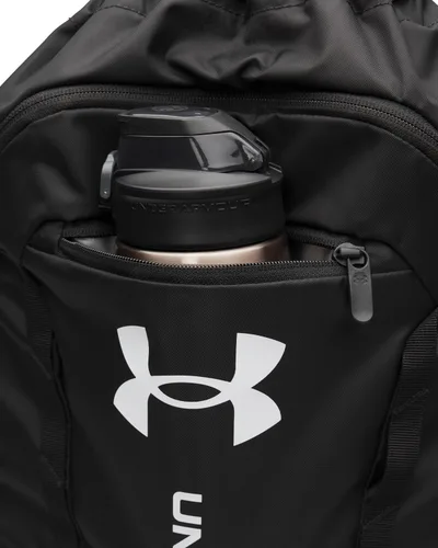 Miniatura 4 de Under Armour Mochila Hustle unisex, (001) NegroNegroBlanco, Talla única