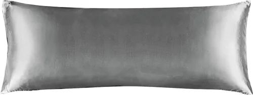 Miniatura 59 de Bedelite Funda de almohada de satén para el cuerpo, súper suave y refrescante, para el cabello y la piel, transpirable, sedosa y larga, 20 x 54 Rosa