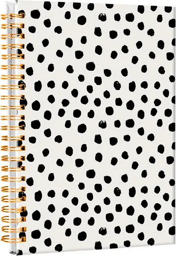 Miniatura 8 de iampanda Cuaderno de diario en espiral, encuadernación fuerte de doble alambre con papel de primera calidad para niñas y mujeres, 60 hojas A5 a