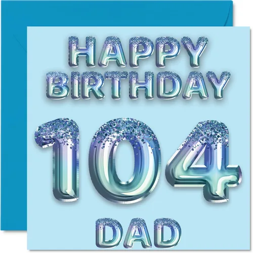 Miniatura 294 de Stuff4 Tarjeta de primer cumpleaños para niños, globo de fiesta con purpurina azul, tarjetas de feliz cumpleaños para niño de 1 año, nieto, hijo, 57