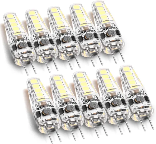 Miniatura 9 de Bombillas LED G4 de 12V 24V 10W 20W Reemplazo de Bombilla Halógena T3 107d, JC Bi-Pin G4 2W 220lm para Bajo Gabinete, Luces Empotradas, Candelabros